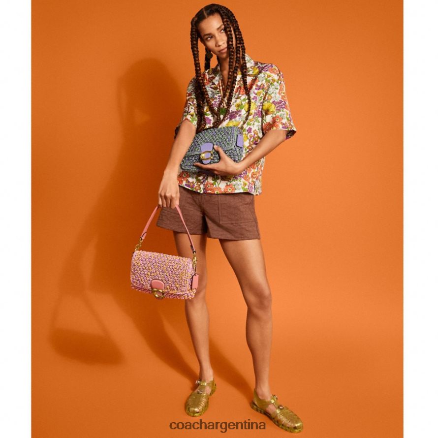 Coach mujer bolso de hombro tipo tabby suave b4/rosa/naranja L82882134