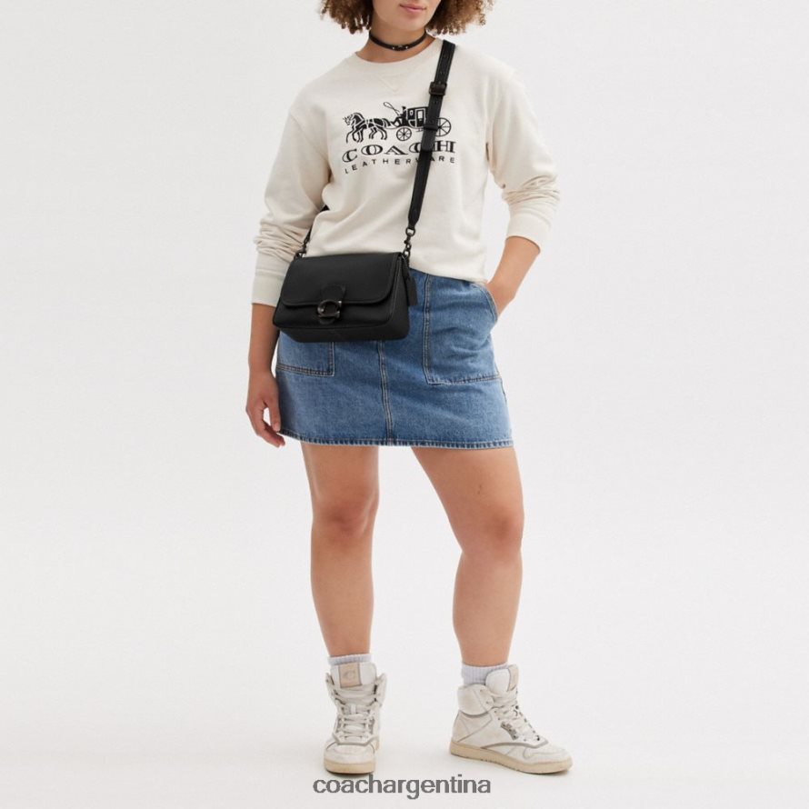 Coach mujer bolso de hombro tipo tabby suave v5/negro L82882103