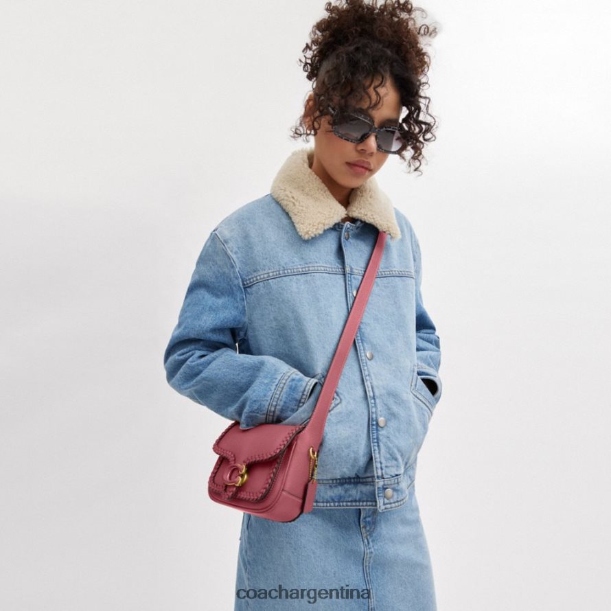 Coach mujer mensajero atigrado 19 con trenza b4/rojo L82882130