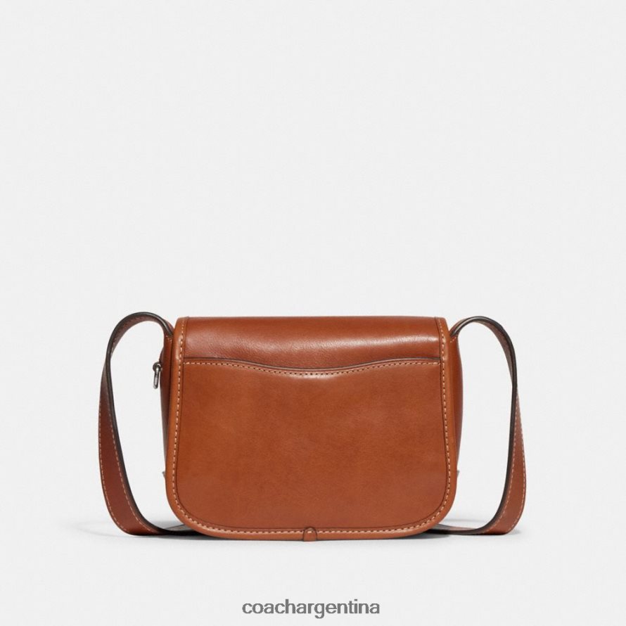 Coach mujer mensajero atigrado 19 izq/ámbar bruñido L82882159