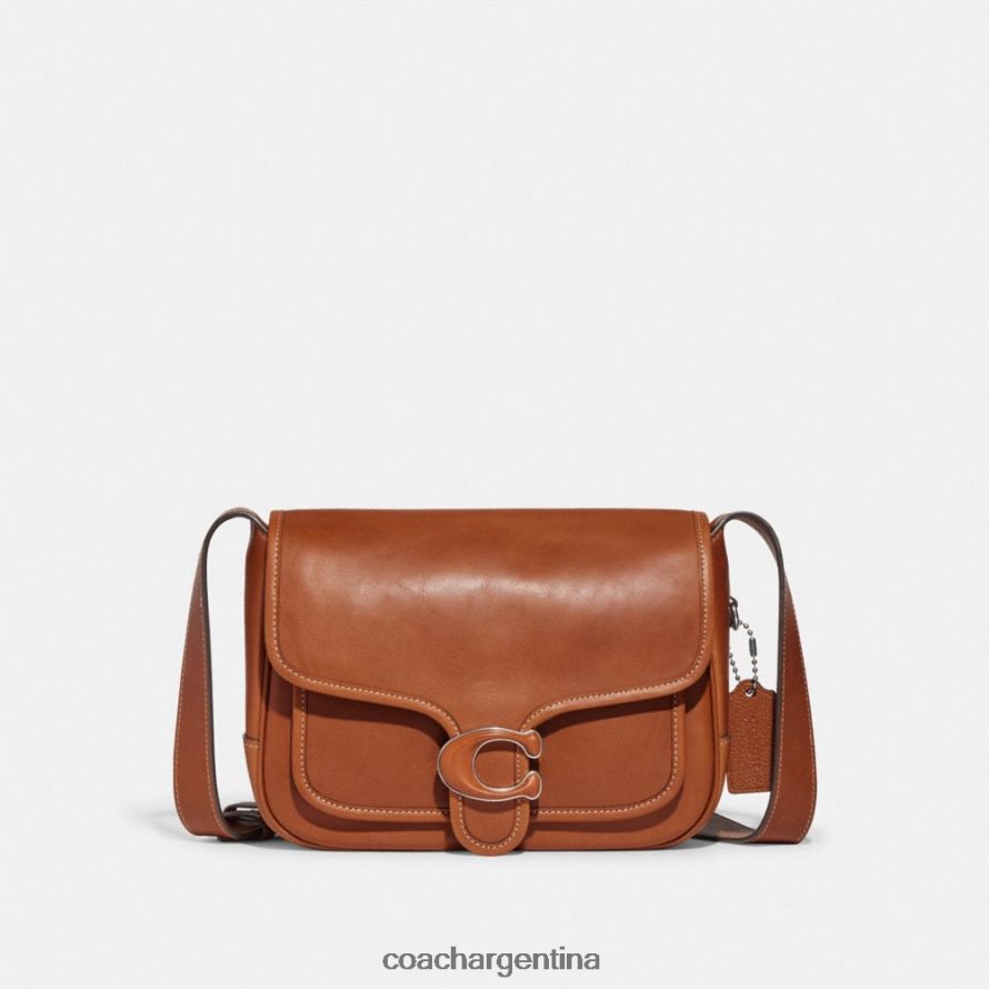Coach mujer mensajero atigrado izq/ámbar bruñido L82882133