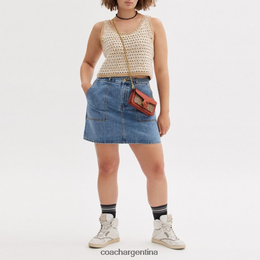 Coach mujer pulsera tabby en lona de firma b4/óxido tostado L82882160