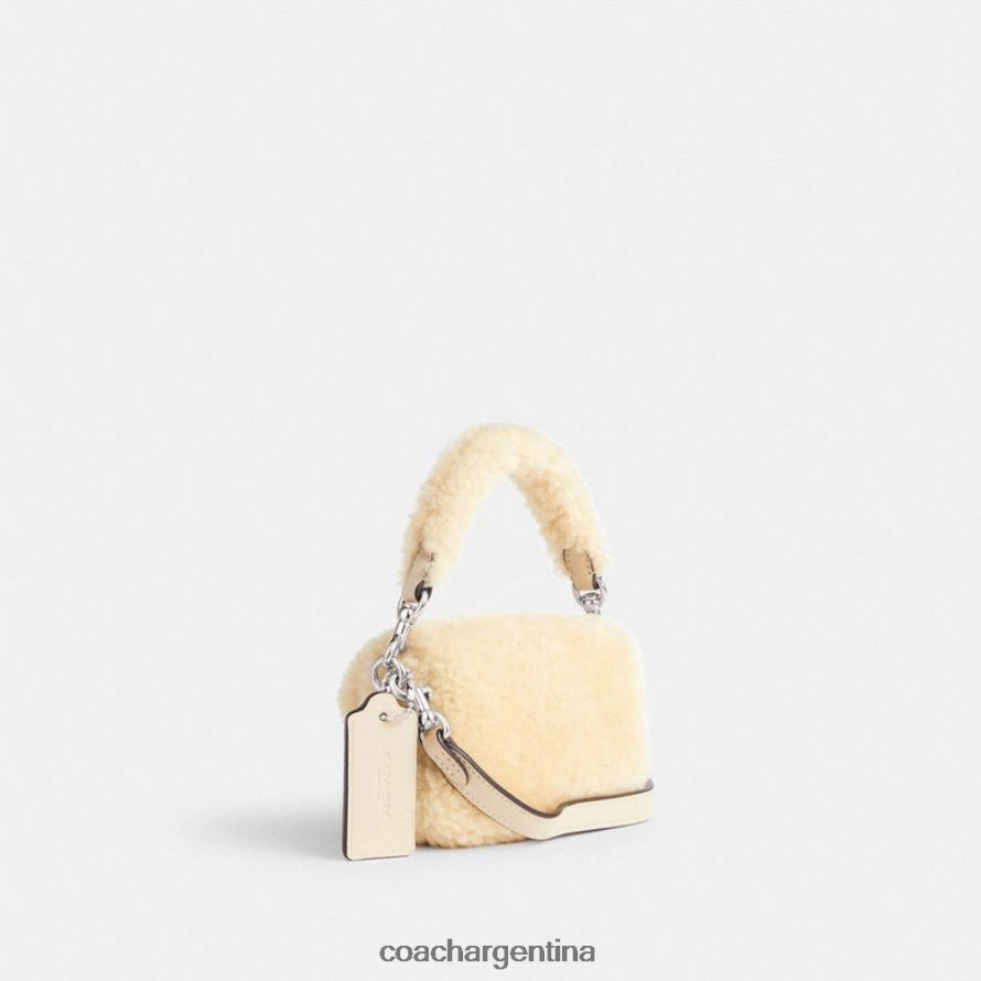 Coach mujer tabby 12 en piel de oveja lh/crema L8288297