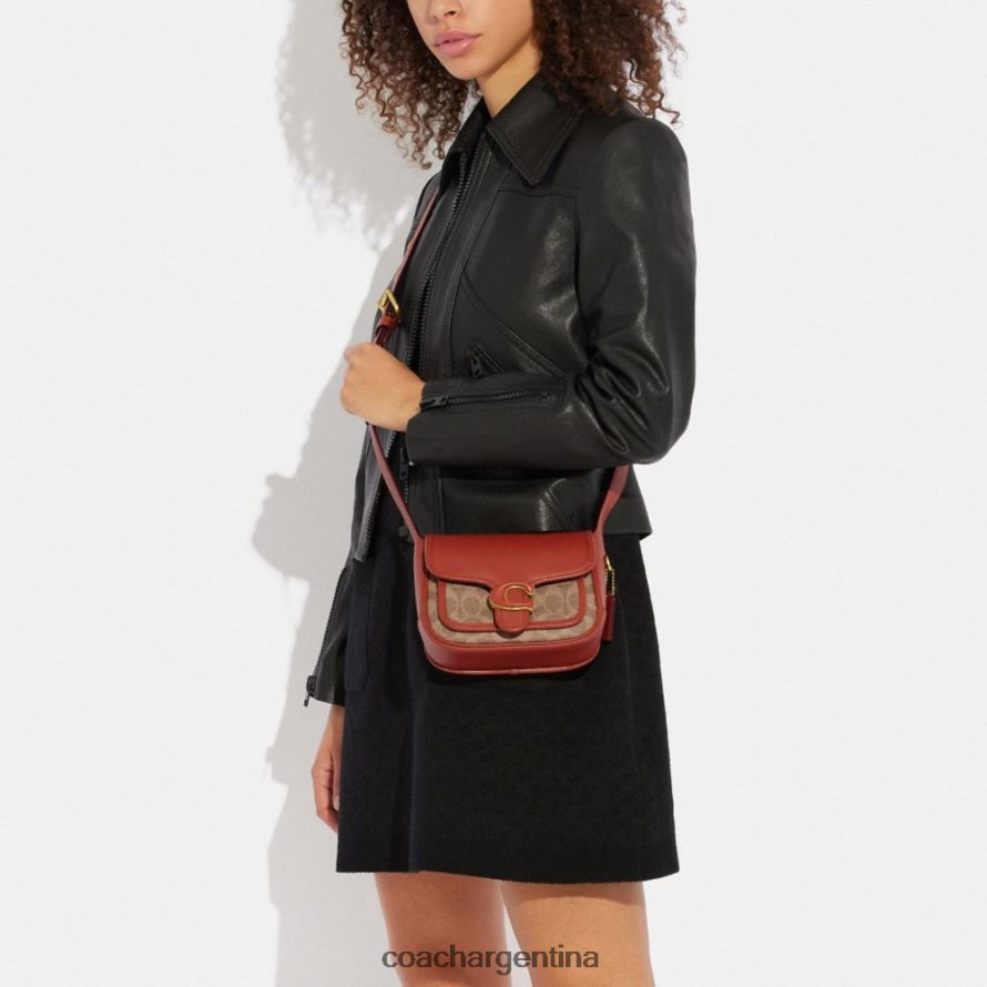 Coach mujer tabby messenger 19 en lona de firma b4/óxido tostado L82882116