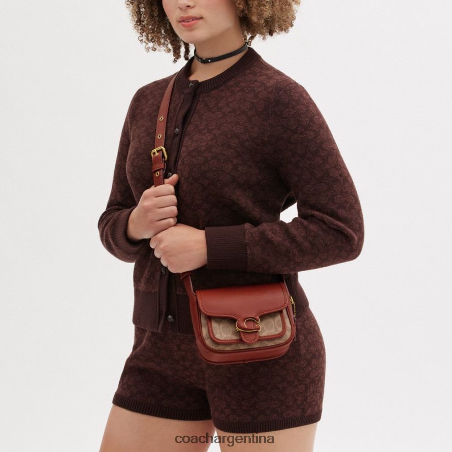 Coach mujer tabby messenger 19 en lona de firma b4/óxido tostado L82882116