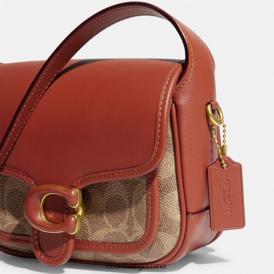 Coach mujer tabby messenger 19 en lona de firma b4/óxido tostado L82882116