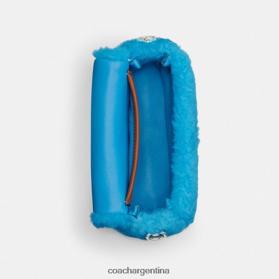 Coach mujer the lil nas x drop tabby 12 en piel de oveja izq/montero azul L8288299