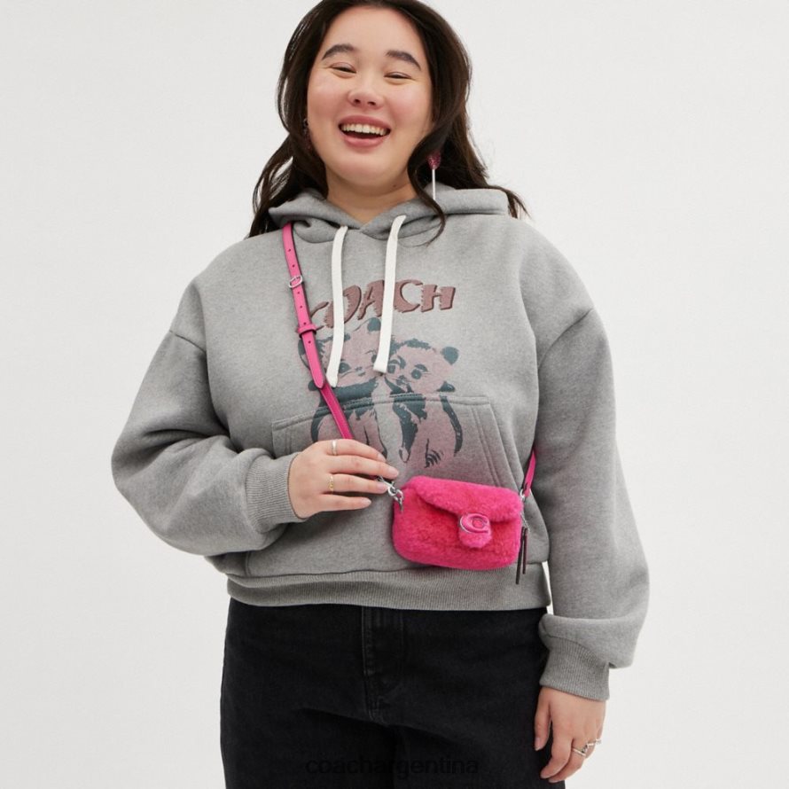 Coach mujer the lil nas x drop tabby 12 en piel de oveja lh/fucsia brillante L8288298