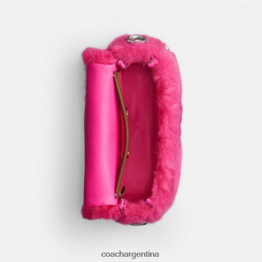 Coach mujer the lil nas x drop tabby 12 en piel de oveja lh/fucsia brillante L8288298