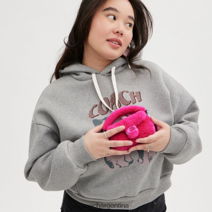 Coach mujer the lil nas x drop tabby 12 en piel de oveja lh/fucsia brillante L8288298