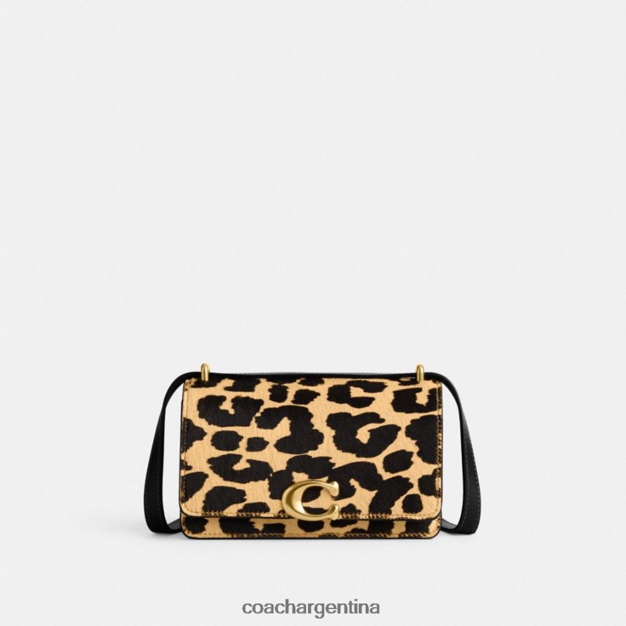 Coach mujer bandolera bandit con estampado de leopardo b4/leopardo L828826