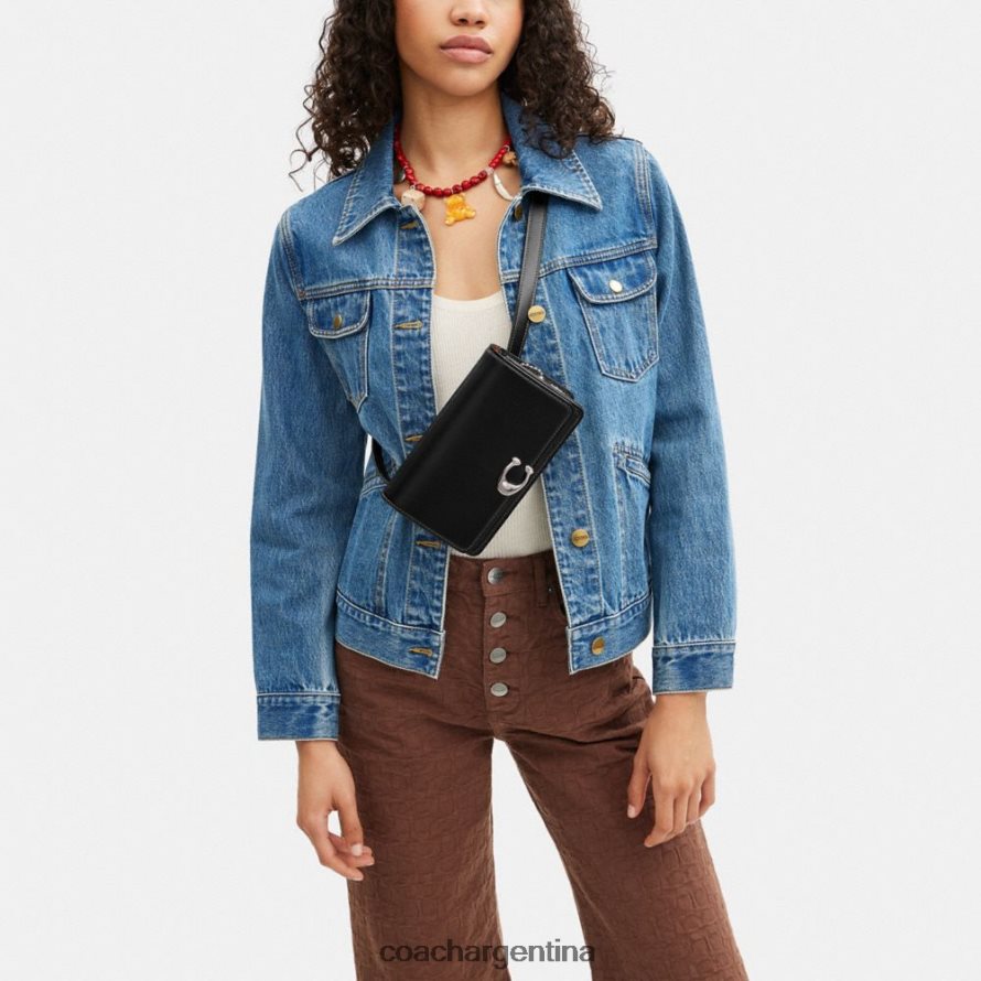 Coach mujer bolsa de cinturón bandido izquierdo/negro L8288210