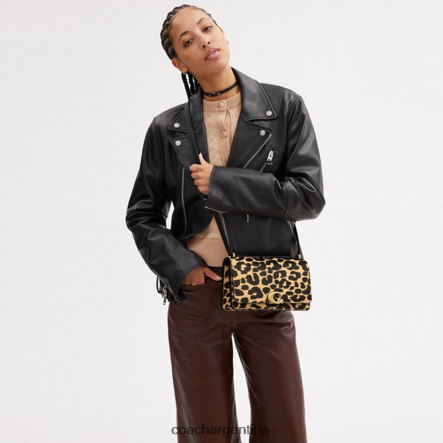 Coach mujer bolso bandolera bandit con estampado de leopardo b4/leopardo L828822