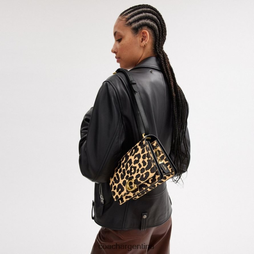 Coach mujer bolso bandolera bandit con estampado de leopardo b4/leopardo L828822
