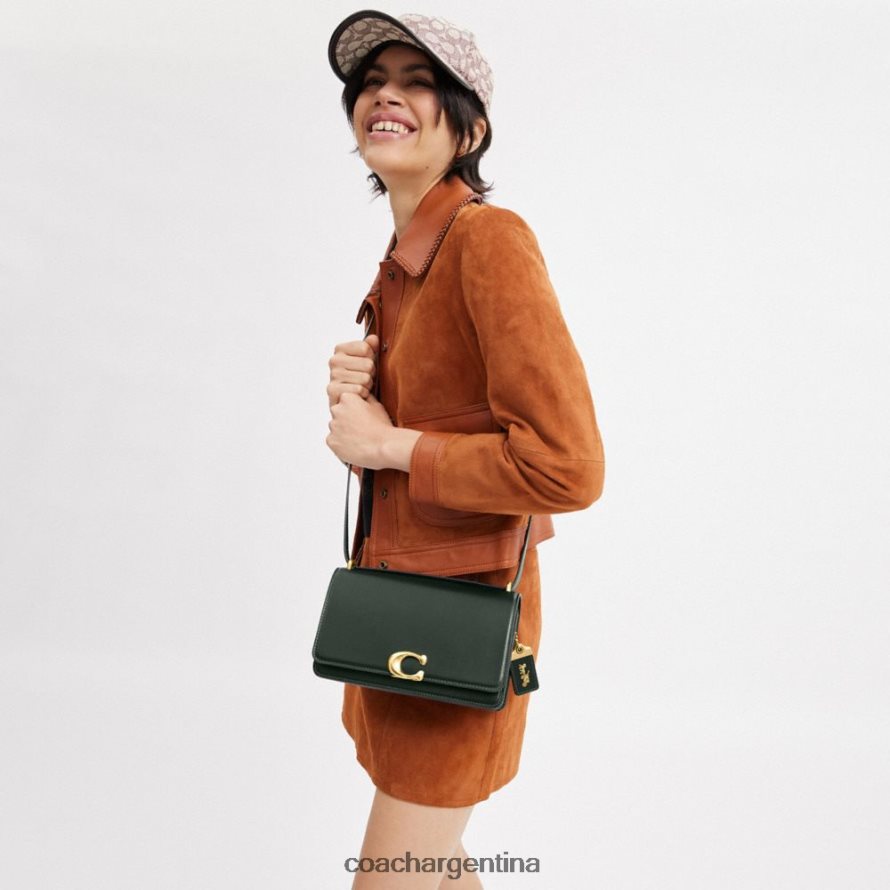 Coach mujer bolso de hombro bandido b4/verde amazona L828827