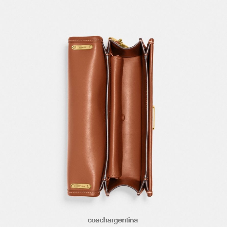 Coach mujer bolso de hombro bandit en jacquard textil característico b4/cacao bruñido amb L8288213