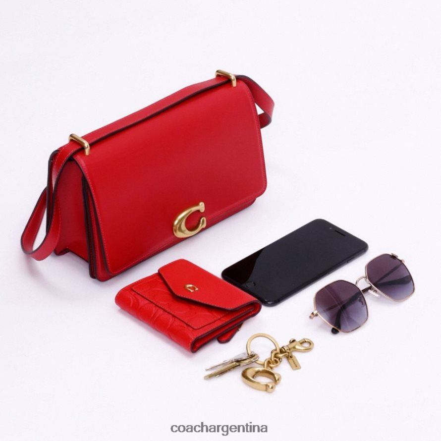 Coach mujer bolso de hombro bandit en jacquard textil característico b4/cacao bruñido amb L8288213