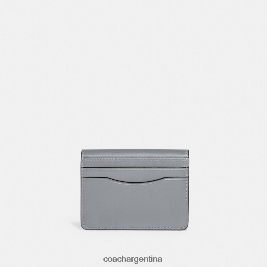 Coach mujer caso de tarjeta de bandido izq/gris azul L828824
