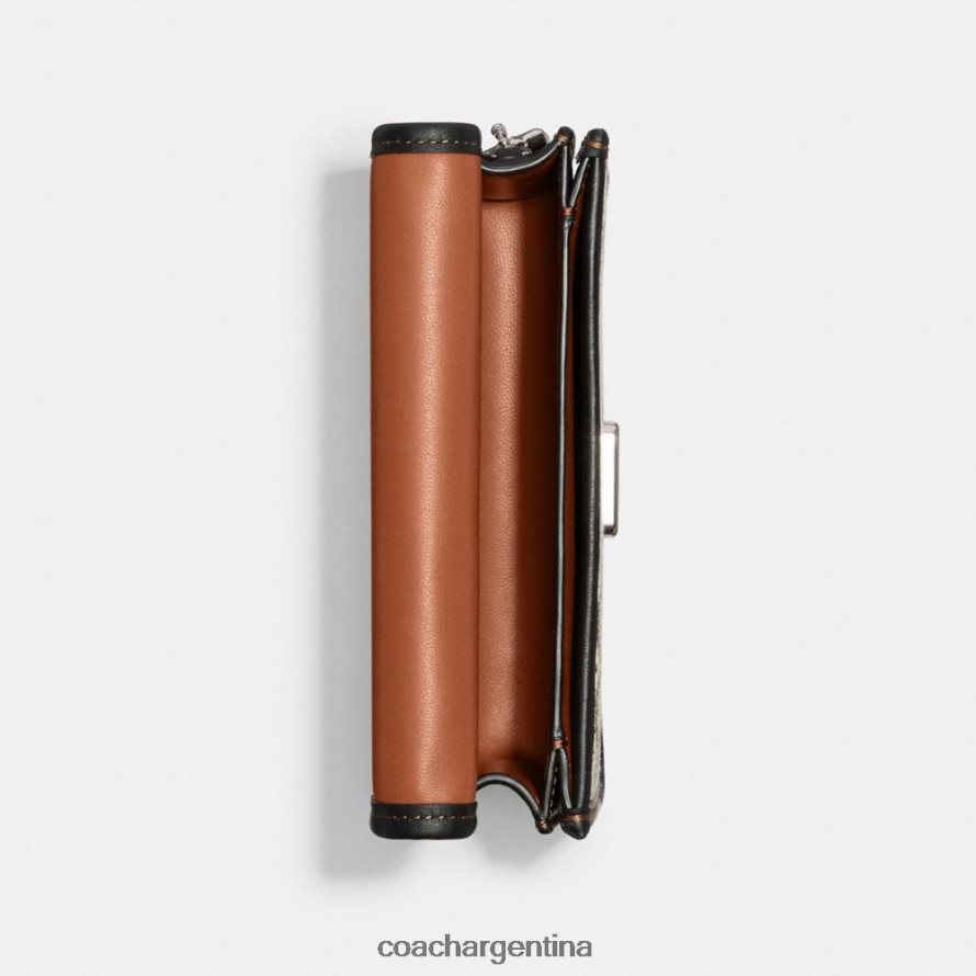 Coach mujer riñonera bandit en jacquard característico izq/negro cacao L8288211