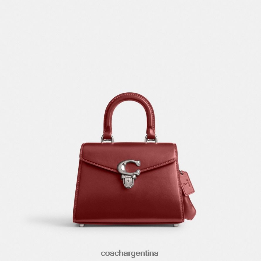 Coach mujer año nuevo sammy top handle 21 con dragón lh/rojo rubí L82882201