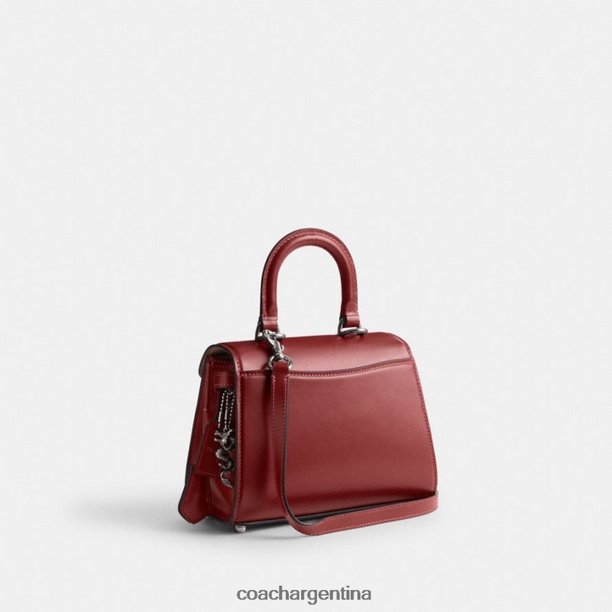 Coach mujer año nuevo sammy top handle 21 con dragón lh/rojo rubí L82882201