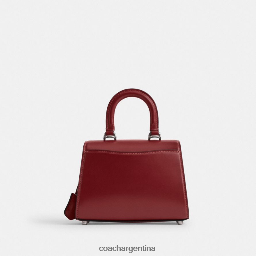 Coach mujer año nuevo sammy top handle 21 con dragón lh/rojo rubí L82882201