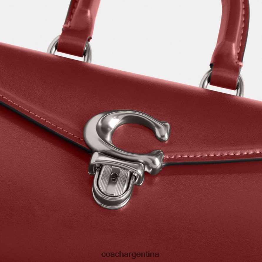 Coach mujer año nuevo sammy top handle 21 con dragón lh/rojo rubí L82882201