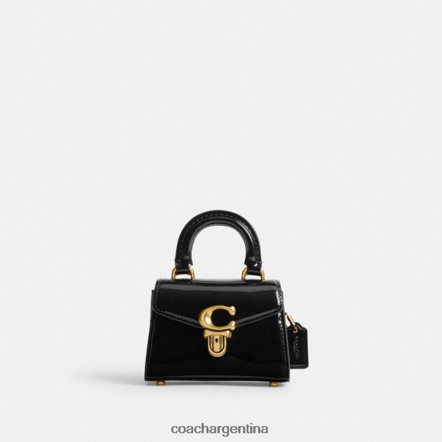 Coach mujer asa superior sammy 12 en cuero exclusivo b4/negro L82882212