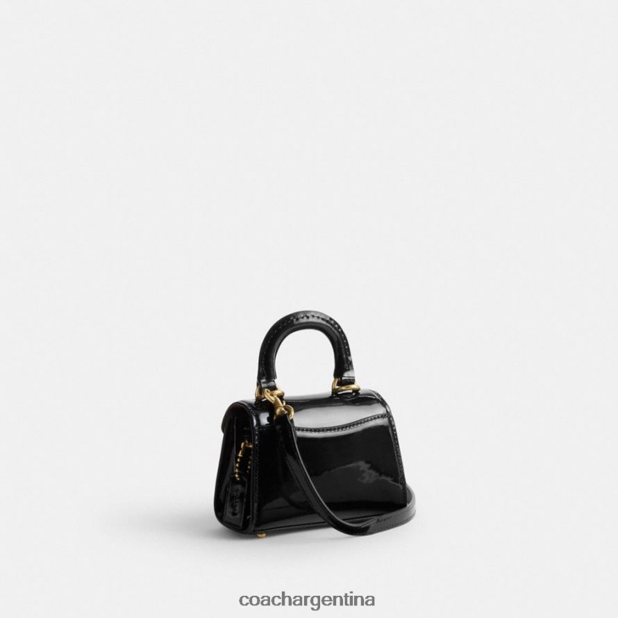 Coach mujer asa superior sammy 12 en cuero exclusivo b4/negro L82882212