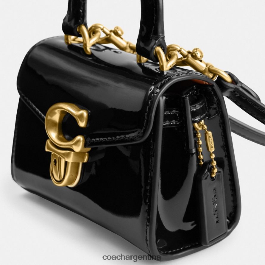 Coach mujer asa superior sammy 12 en cuero exclusivo b4/negro L82882212
