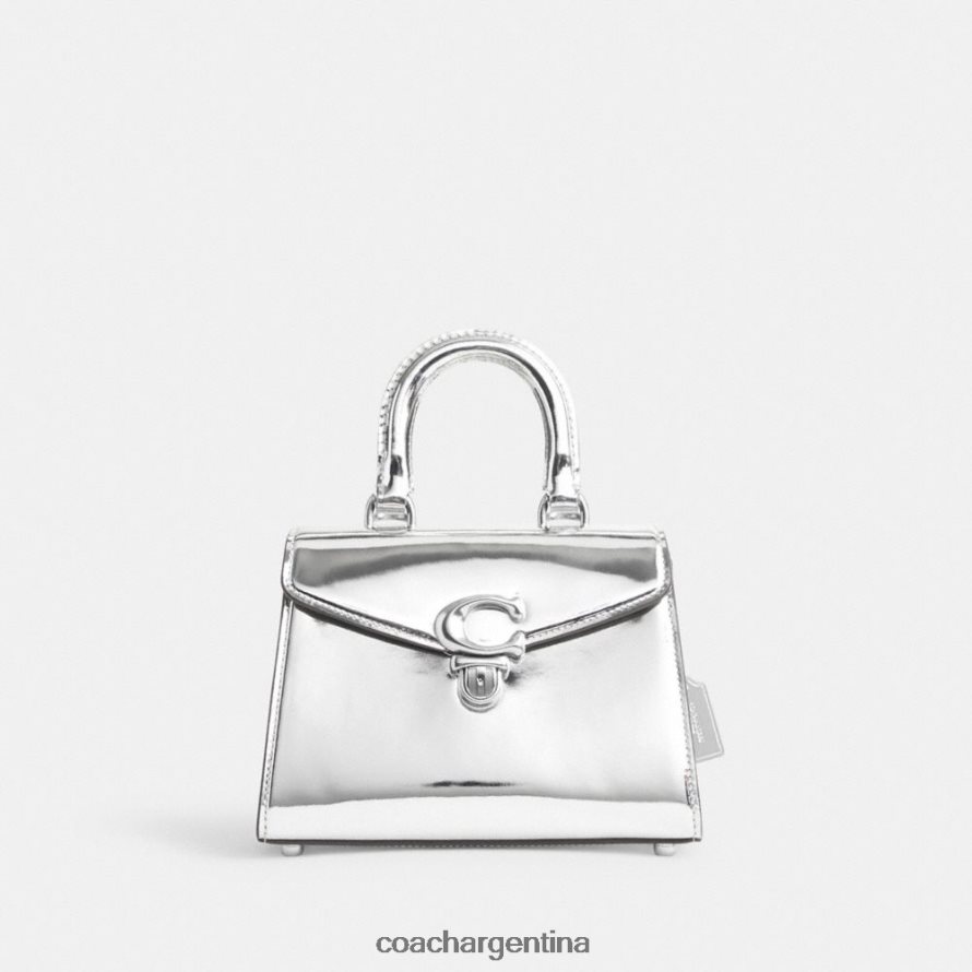Coach mujer asa superior sammy 21 en plata metalizado izq/plata L82882230