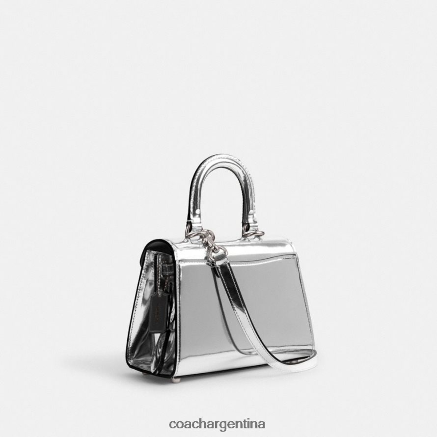 Coach mujer asa superior sammy 21 en plata metalizado izq/plata L82882230