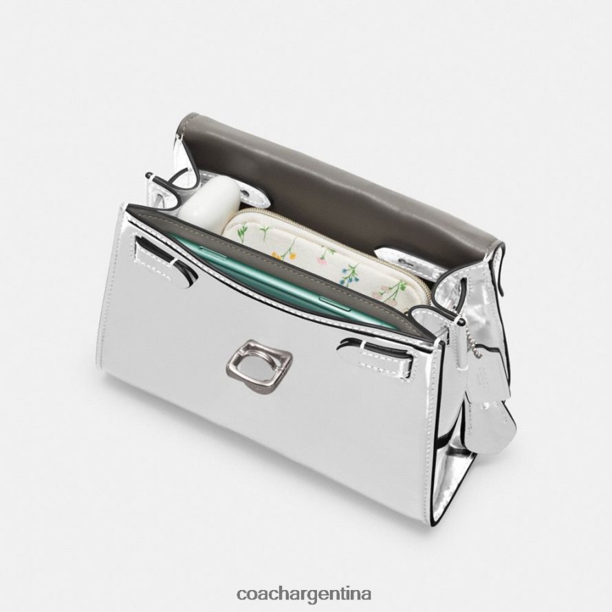 Coach mujer asa superior sammy 21 en plata metalizado izq/plata L82882230