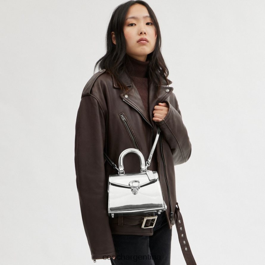 Coach mujer asa superior sammy 21 en plata metalizado izq/plata L82882230