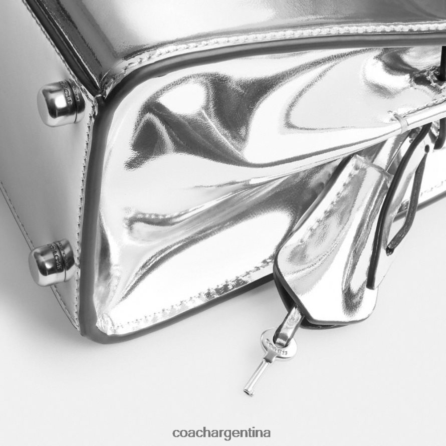 Coach mujer asa superior sammy 21 en plata metalizado izq/plata L82882230