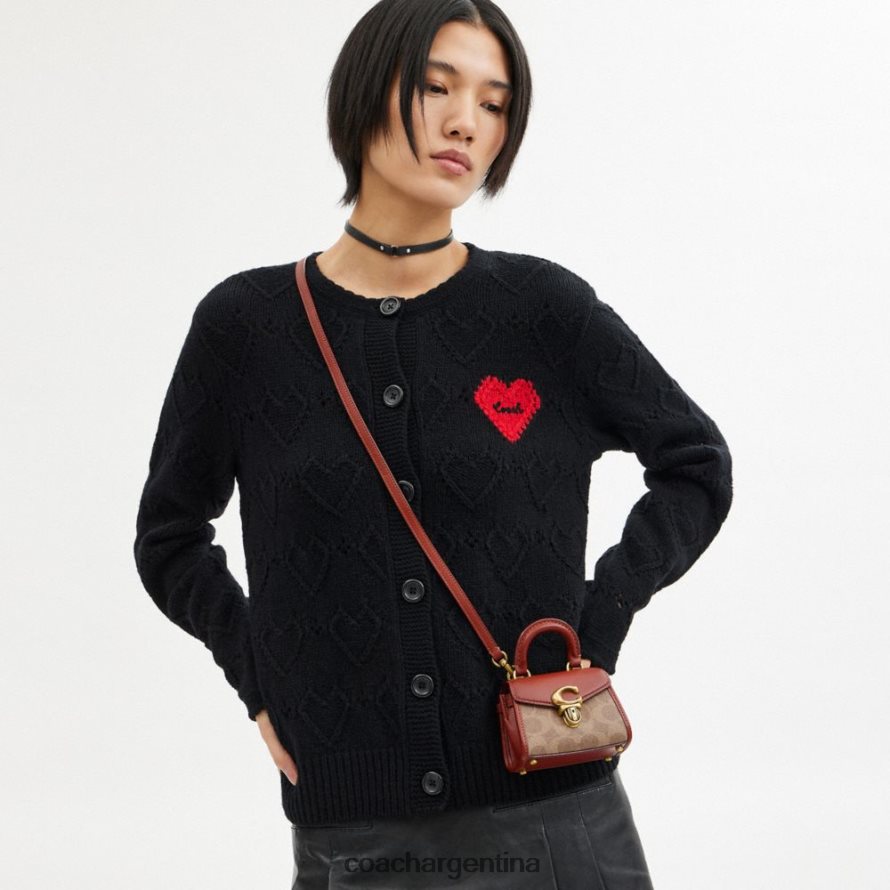 Coach mujer asa superior sammy en lona de firma b4/óxido tostado L82882210