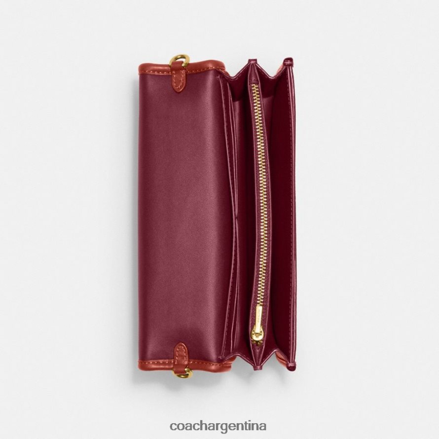 Coach mujer bandolera bea en lona de firma b4/óxido tostado L82882244