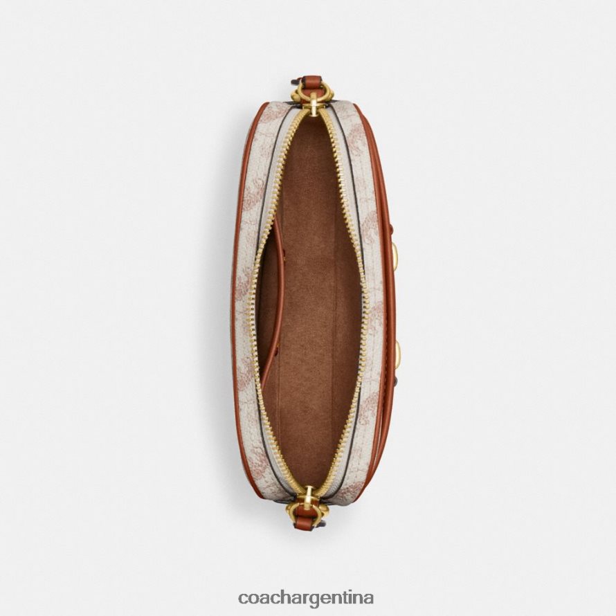 Coach mujer bolso de hombro avery con estampado de caballos y carruajes b4/ámbar bruñido con tiza L82882213