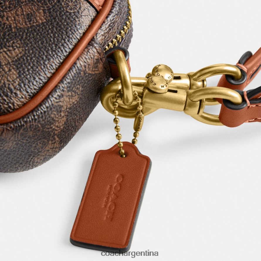 Coach mujer bolso de hombro avery con estampado de caballos y carruajes b4/ámbar bruñido trufa L82882216