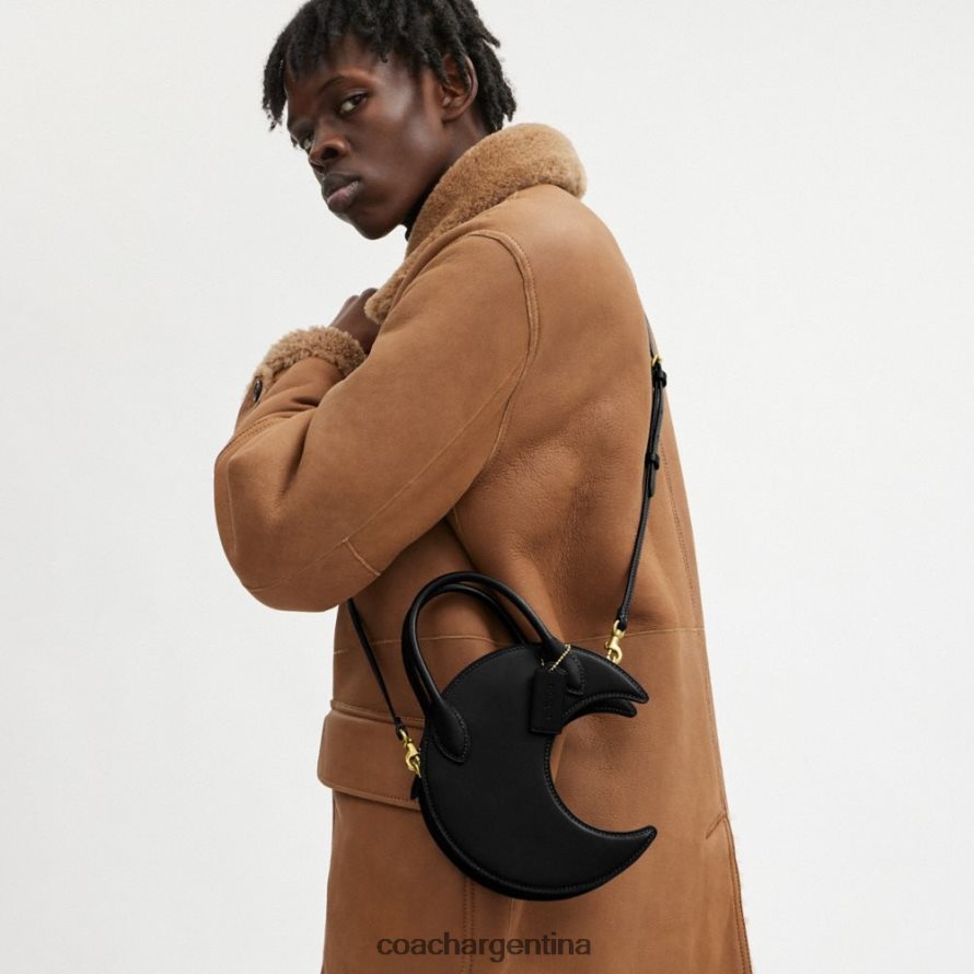 Coach mujer bolso luna en piel regenerativa b4/negro L82882237