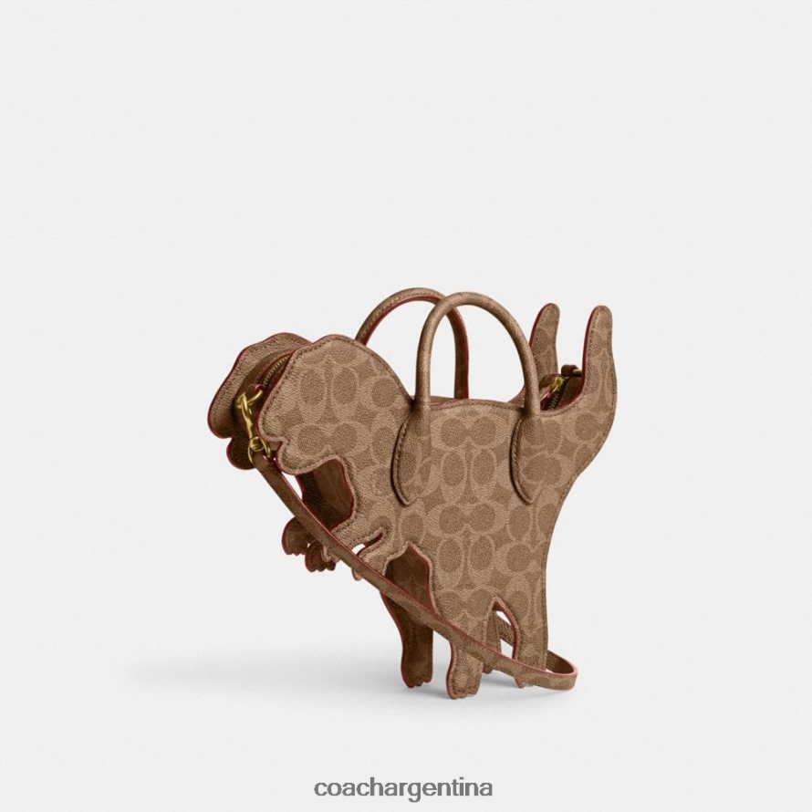 Coach mujer bolso rexy en lona de firma b4/óxido tostado L82882231