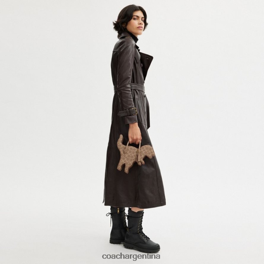 Coach mujer bolso rexy en lona de firma b4/óxido tostado L82882231