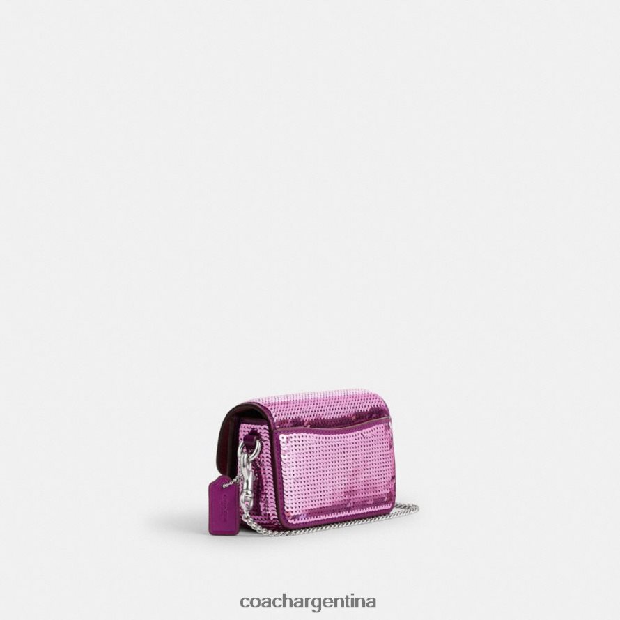 Coach mujer estudio 12 con lentejuelas izquierdo/magenta oscuro L82882225