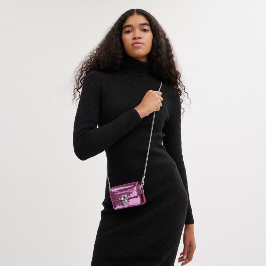 Coach mujer estudio 12 con lentejuelas izquierdo/magenta oscuro L82882225