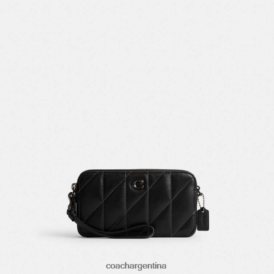 Coach mujer bandolera kira con acolchado de almohadas v5/negro L82882311