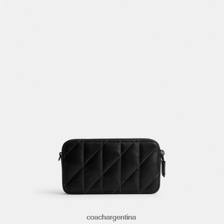 Coach mujer bandolera kira con acolchado de almohadas v5/negro L82882311