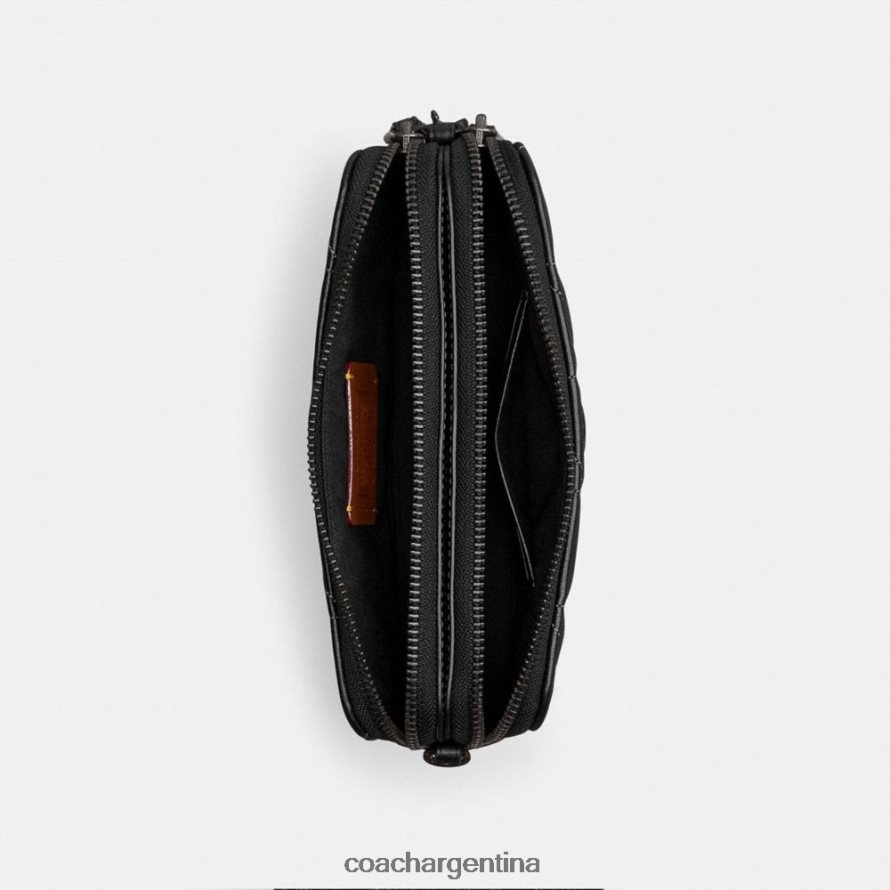 Coach mujer bandolera kira con acolchado de almohadas v5/negro L82882311