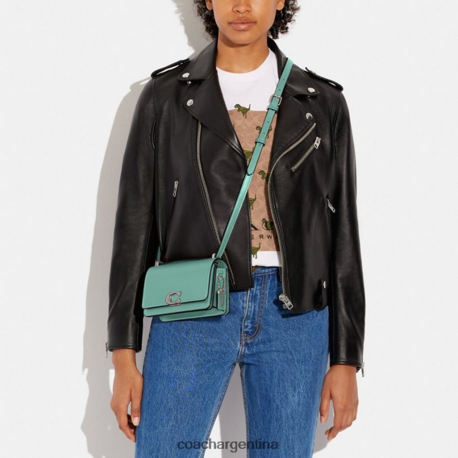 Coach mujer bandolera bandido izq/azul descolorido L82882197