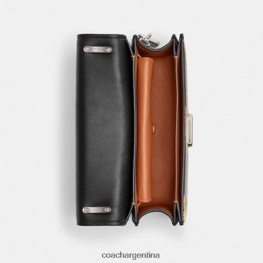 Coach mujer bandolera bandit de cosmic coach con estampado de planetas izq/negro múltiple L82882187