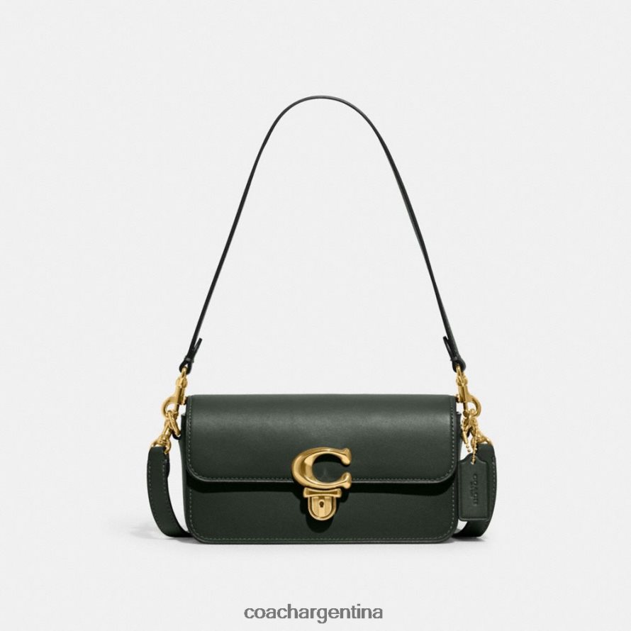Coach mujer bolsa baguette de estudio b4/verde amazona L82882189